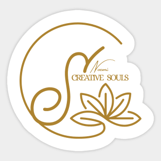 Noemi Creative Souls Gold Sticker